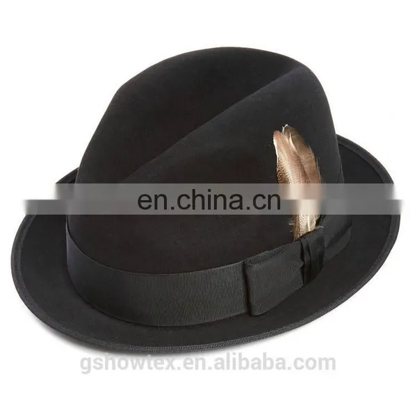Feather Decoration Beer Carnival German Oktoberfest Wool Felt Hat