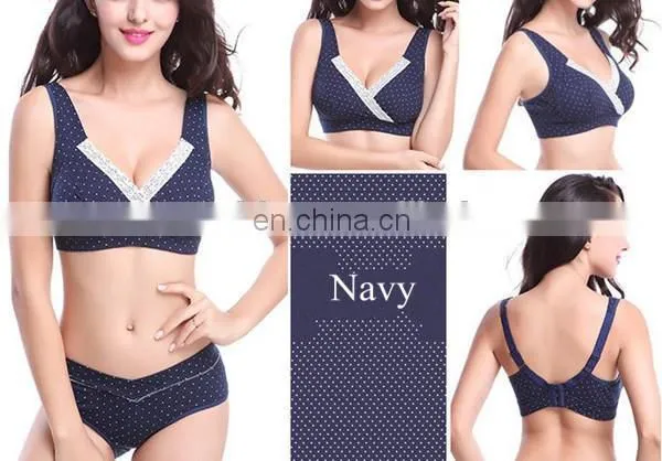 Mother Cross Lingerie Breast Feeding Bras Pregnant Women Underwear photo-5