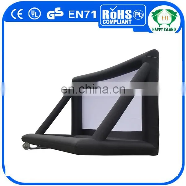 HAPPYISLAND PVC Coated Nylon or Oxford Cloth Inflatable Projector Screens for Sale photo-3