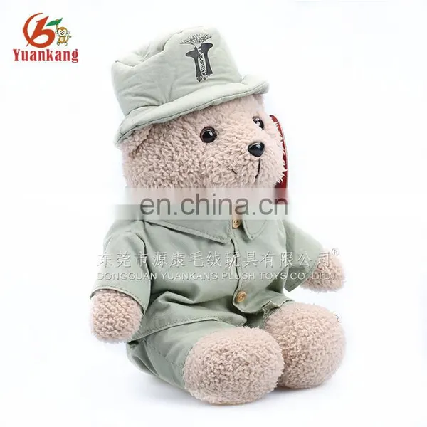 Custom Plush Stuffed Teddy Bear Toy With Clothes for Giveaway photo-2