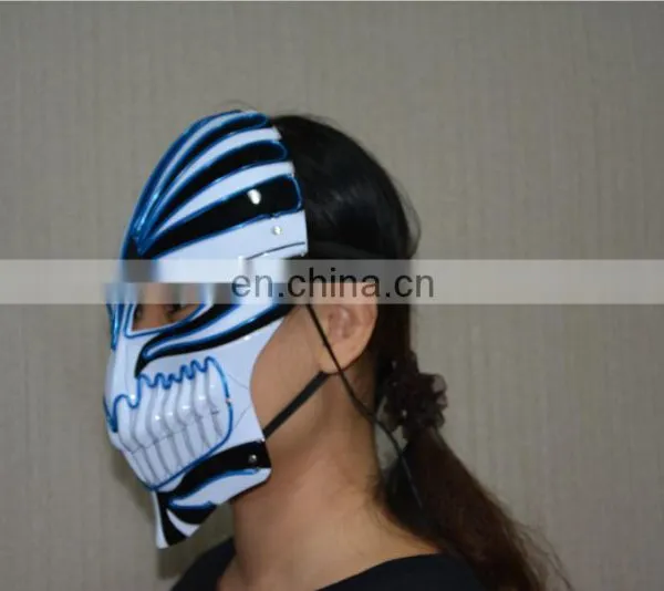New Design Light Music Flash Gifts Party Mask, Cold Light Glowing Mask photo-5