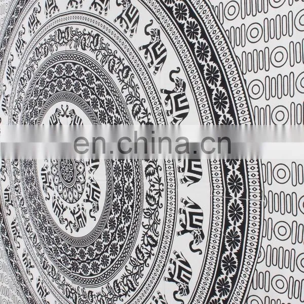 Indian Mandala Hippie Wall Hanging, Indian Bohemian Tapestry, Gypsy Bed Cover, Wall Hanging,Queen Bed Sheet photo-2