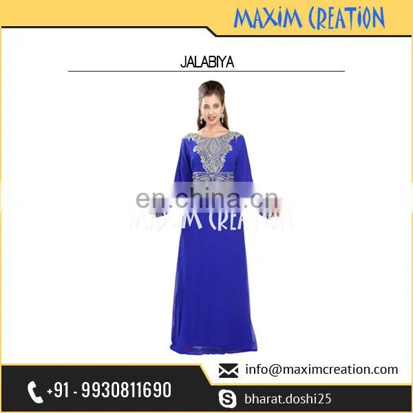 New Fashion Long Sleeve Arabic Evening Maxi Dress For Women photo-3