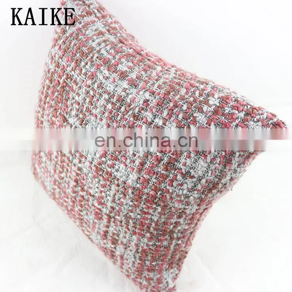 Custom New Fashion Headboard Bed Ancy Yarn Mandala Chunky Knit Plush Cushion photo-2