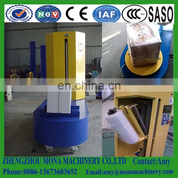 Rotary Turntable Stretch Film Pallet Wrapping Machine / Vertical Control System Remote Control Function CE photo-6
