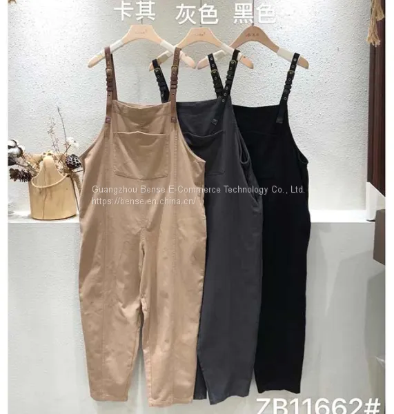 Loose Women\'s Pants That Are Tailored to Fit for Any Occasion,most Comfortable Casual Style Cotton Linen Custom 11662 Stylish and Loose Suspender Pants