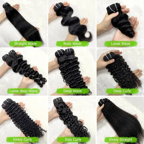 KHH Cheap Wholesale 10A 11A 12A Raw Virgin Unprocessed Cuticle Aligned Indian Temple Human Hair Bundles Vendor From India photo-3