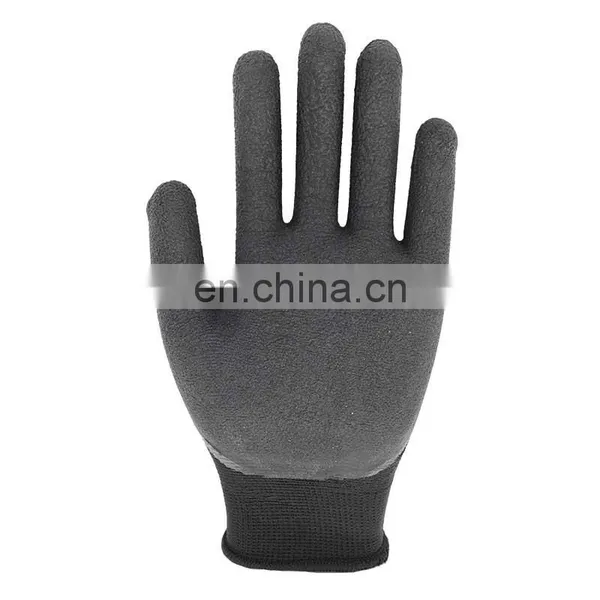 Red Polyester Latex Foam Coated Gloves For Agriculture photo-5