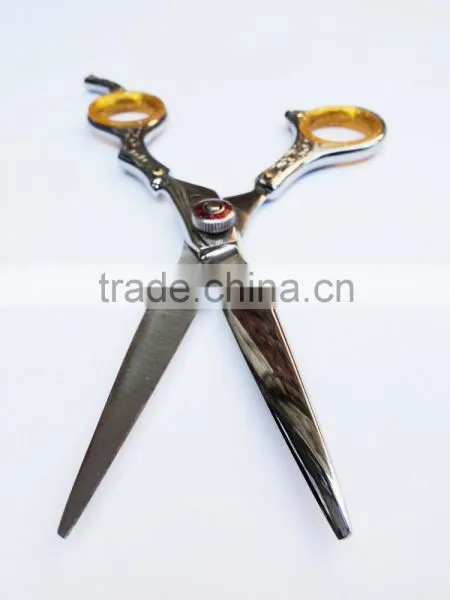 New Professional Barber Razor Scissor / Shear - Hair Cutting Scissor / Shear (Orange Beauty) photo-5