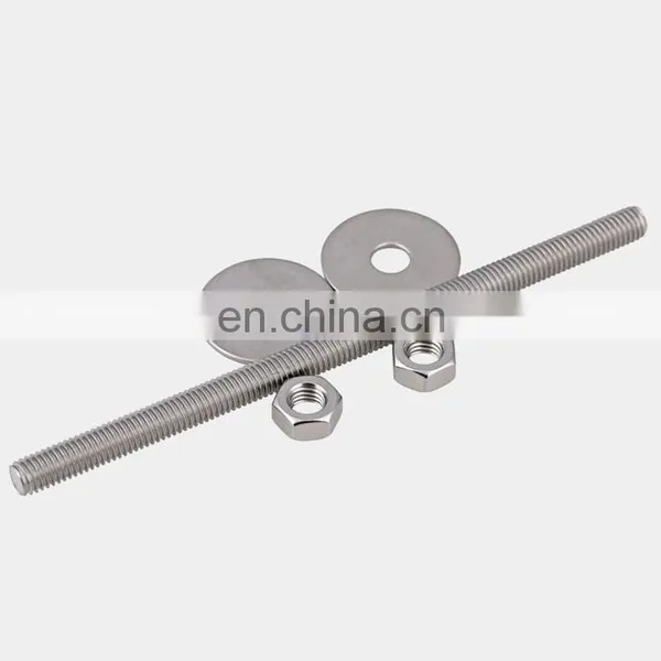 ZINC Galvanized Fully Threaded All Thread Rod A193 b7 Stud Bolts With A194 2h Nuts photo-5