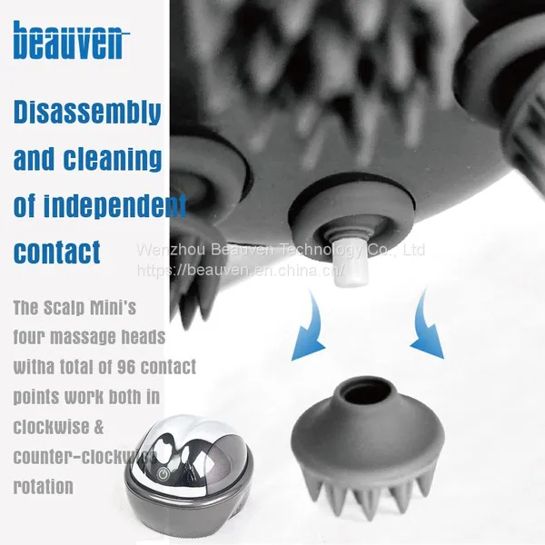 Rechargeable Waterproof Head Scalp Electric Massager Head Massager photo-4