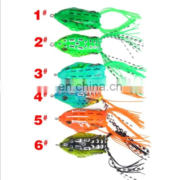 Fishing Lures Frog Topwater Soft Booby Trap Frog 15 g / 6 cm Snakehead Fish Bait False Bait Bionic Bait Wobblers Fishing Gear photo-3