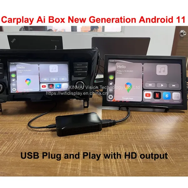 2022 NEW Android 11 Carplay Box HDMI Out Suitable for Universal Cars Screen OEM Wired CarPlay photo-5