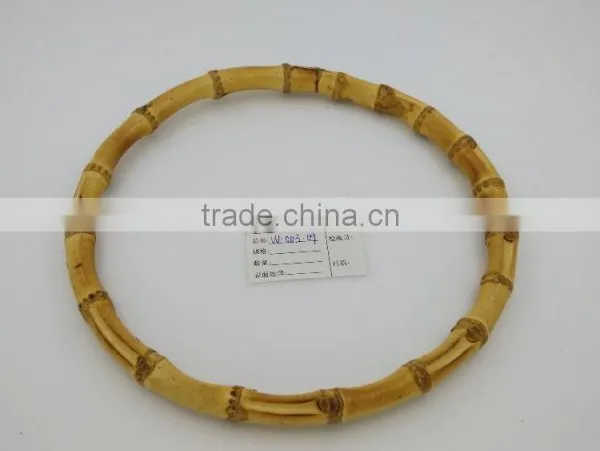 Round Traditiaonal Wooden Handle Bag Handbag Handle photo-2