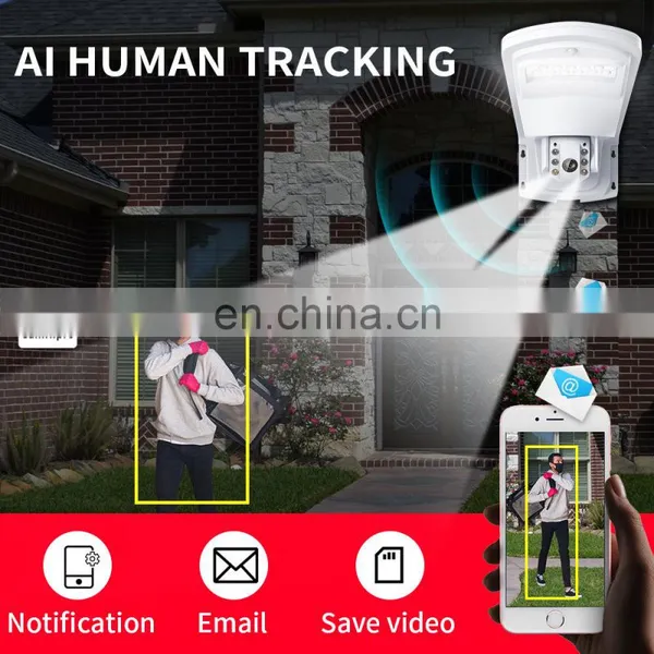 2MP 3G 4G SIM Card Floodlight IP Camera Wireless Home Security 5X Optical Zoom PTZ HD CCTV Outdoor Surveillance Cam CamHi photo-4