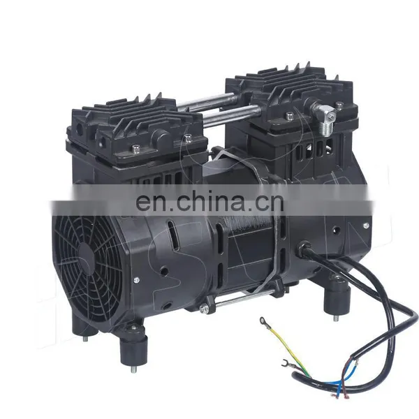 Bison China 62dB 1400RPM Dual Low Noise 1Hp Oil Free Silent Air Compressor Pump photo-4