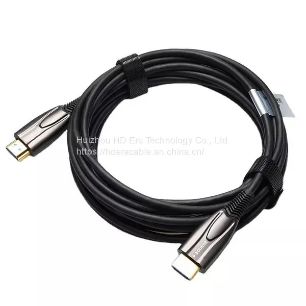 High Speed HDMI TO HDMI (Optical Fiber) Cable 24k Gold-plated HDMI Cable Wholesale Suppliers For IPod，HDTV photo-5