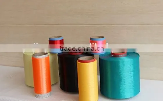 FDY Dope Dyed Medium Tenacity 100% Polyester Yarn