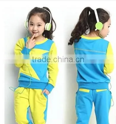 Children Sports Wear Plain T-Shirt and Sport Pants / Wholesale Clothing Made in China Jiangxi Nanchang Factory photo-5
