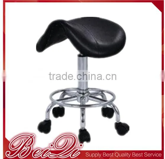 Hair Cutting Stool Bar Stool Salon Saddle Stool for Barber Shop