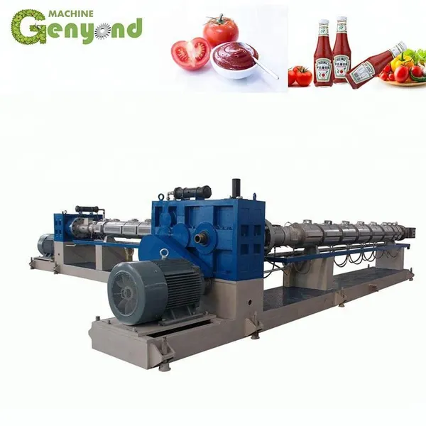 Industrial Tomato Paste Processing Machine Tomato Sauce Production Line photo-2
