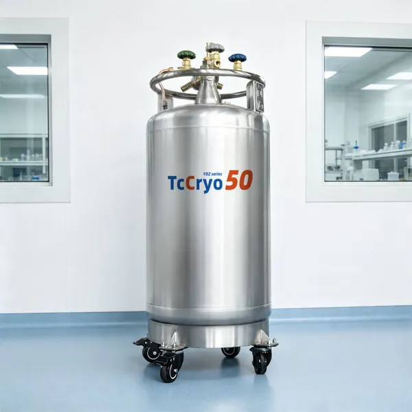 TcCryo YDZ-50 liquid Nitrogen Transfer Vessel liquid Nitrogen Cylinder Liquid Nitrogen Tank Suppliers photo-1