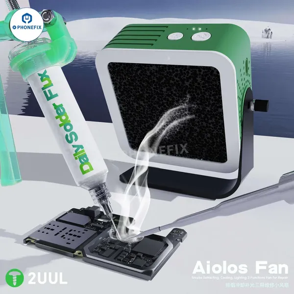 2UUL Aiolos Desktop Fume Extractor for Mobile Phone Motherboard Repair photo-4