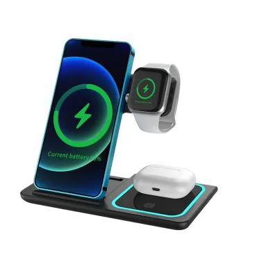 Foldable 3 in 1 Charging Station for Apple Devices