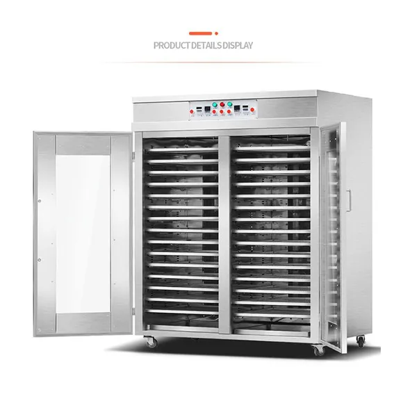 Mo-Qdmech Hot Air Food Dehydrator Machine GS0291 Commercial Drying Oven 50 Layers 100-150kg for Fruit Meat Tea