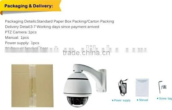 HD TVI 960P High Resolution Camera, 1.3 Mp Sony Sensor 10x Zoom Sony High Speed Dome Camera With High Performance photo-4