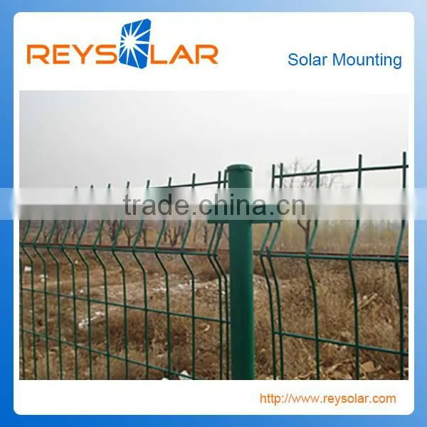 Hot Dip Galvanized Metal Iron Steel Solar Racking Welded Mesh Security Fence photo-5