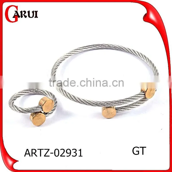 2016 Hot New Arrivals Bangles Stainless Steel Wire Bangle Bracelet Jewelry Sets 2016 photo-2