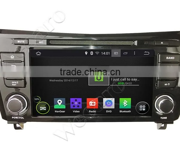 Newest Android 4.4.4 Car Dvd 8" in Dash for Nissan Qashqai Car Multimedia Player Android 1.6 Ghz Cpu 2014 2015 photo-6