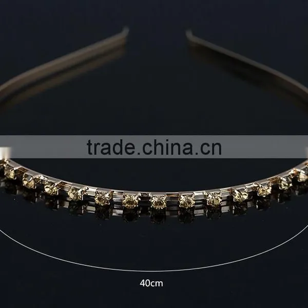Fashion Gold Plated Spiring Metal Women Hairbands Hair Bridal Hair Accessories photo-3