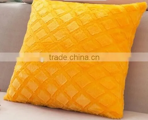 High Quality Plaid Plush Cushion for Car , Seat ,home Decoration photo-2