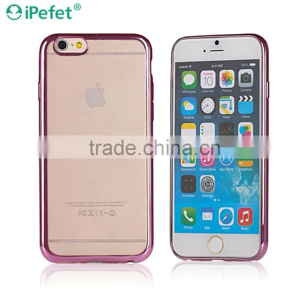 Hot Selling Colorful Bumper Clear TPU Mobile Phone Case For IPhone 6/s Quality Choice