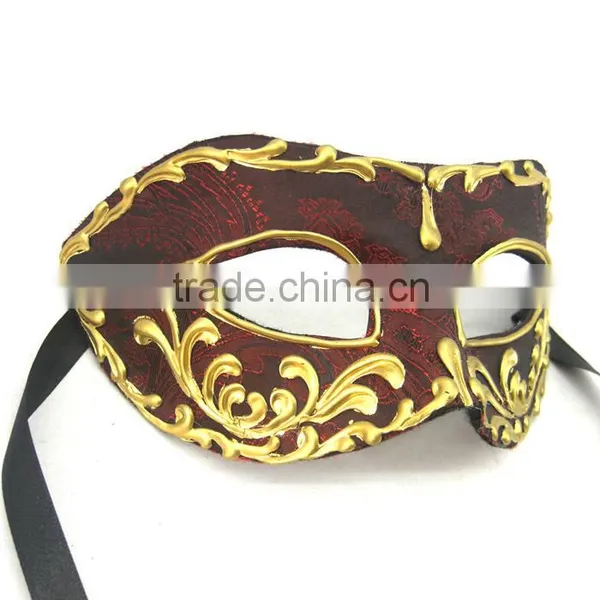 Manufacture Cheap Wholesale Plastic Halloween Party Face Mask Cheap Black Party Mask photo-2