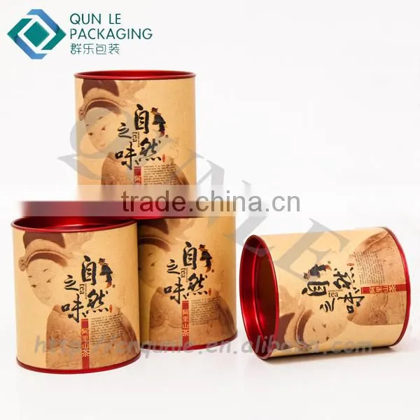 Custom With Dome Tinplate Lid Paper Tube Packaging Boxes photo-4
