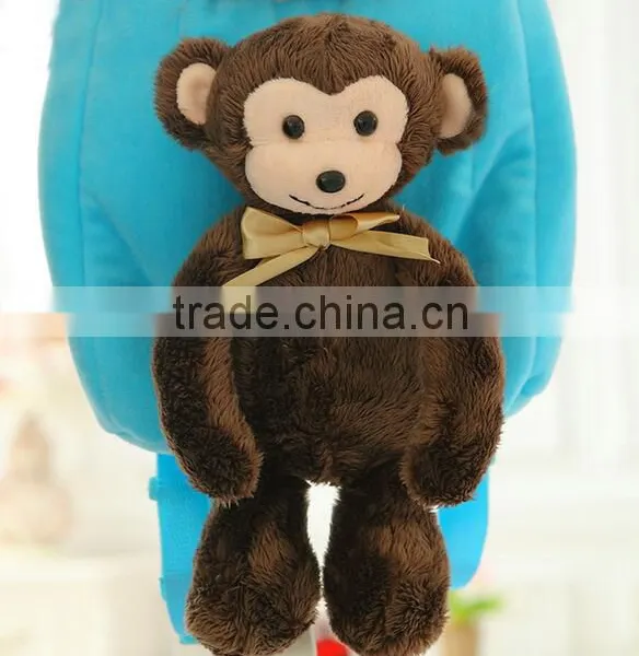 Plush Monkey Backpack/plush Monkey Bag/plush Monkey Bag Toy photo-2