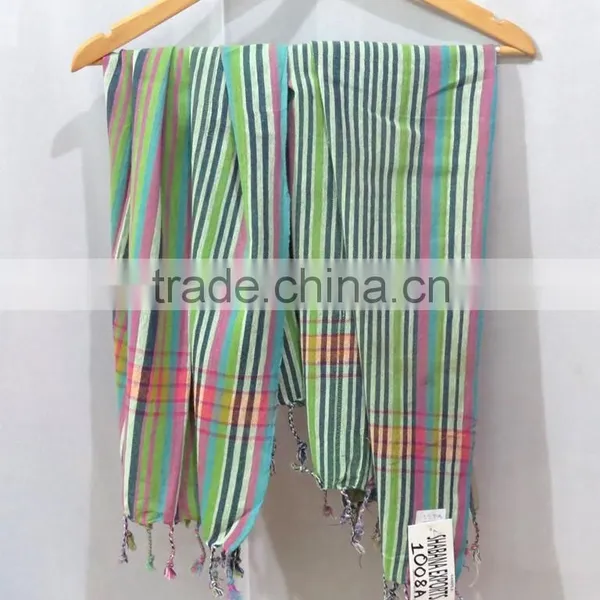 100% Cotton Bath Beach Towels Kikoy Pareo Towel Beach Sarong Chair Cover photo-2