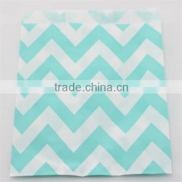 Eco-friendly Purple Chevron Party Favor Bags Candy Bags photo-5