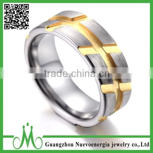 High Quality Fashion Finger Rings for Men Custom Logo 2016 Cool Tungsten Carbide Ring for Sale photo-5