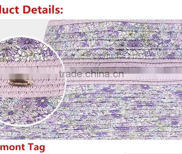 Summer Hot Selling Handmade Straw Hat With Wide Brim photo-5
