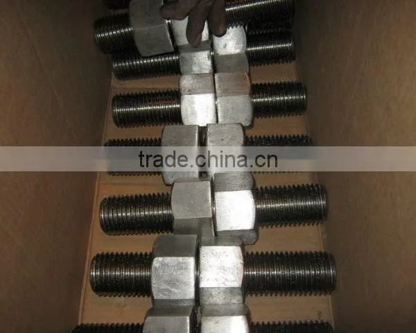 STUD BOLT:3/4" DIA X 160MM LG,ASTM A193,B7,10 UNC,C/W 2 X HEX NUTS,ASTM A194 GR 2H photo-4