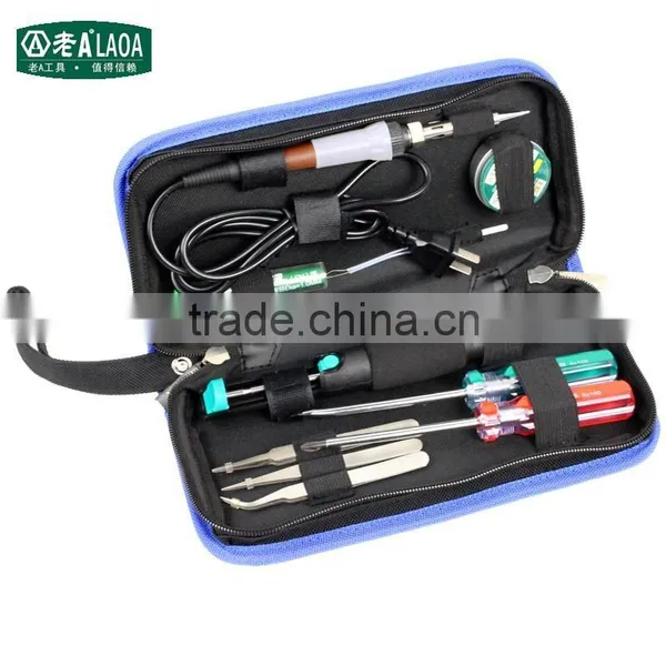 12pcs Set LAOA 35W Free Shipping High Quality Adjustable Lead-free Internal Heating Electric Soldering Iron photo-6