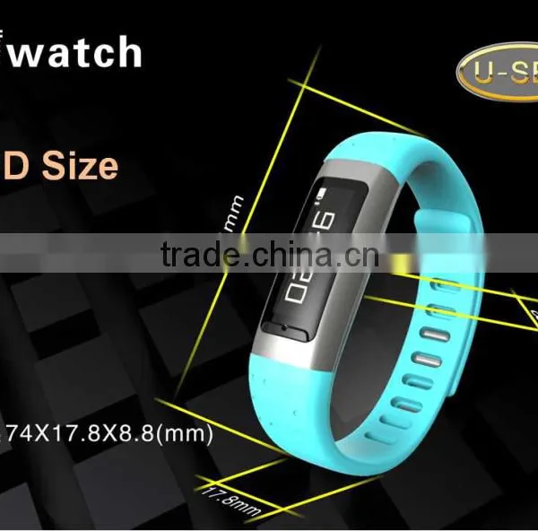 U9 MTK6260 Pedometer Bluetooth Bracelet With Bluetooth 4.0 Bracelet photo-6
