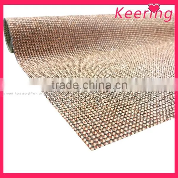 Bling Bling Hot Fix Crystal Rhinestone Mesh For Shoe Decoration WRT-013 photo-3