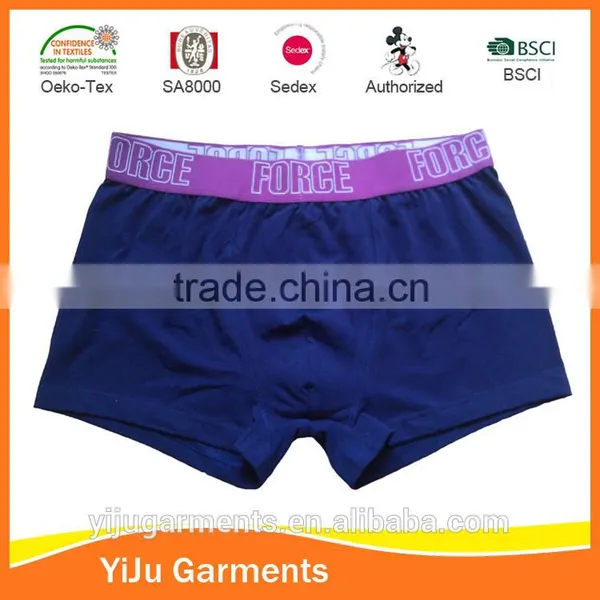 Men's Basic Cotton Spandex Underwear Boxer Man Daily Underwear photo-2