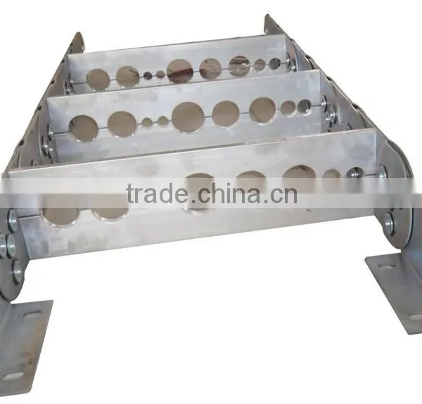 Strong Reusable Serviceable Perforated Steel Drag Chain For Apparatus photo-2