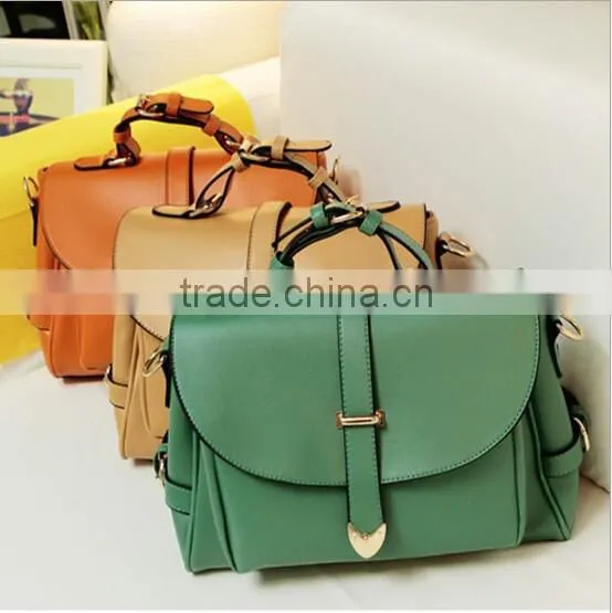 China Hot Selling Brand Women's Tote Business Bag Preppy Style Solid Shoulder Handbag photo-2